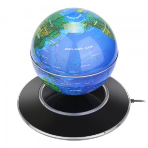 Rotation Magnetic Levitation Maglev Floating Globe World Map LED Decor Light   232739102024